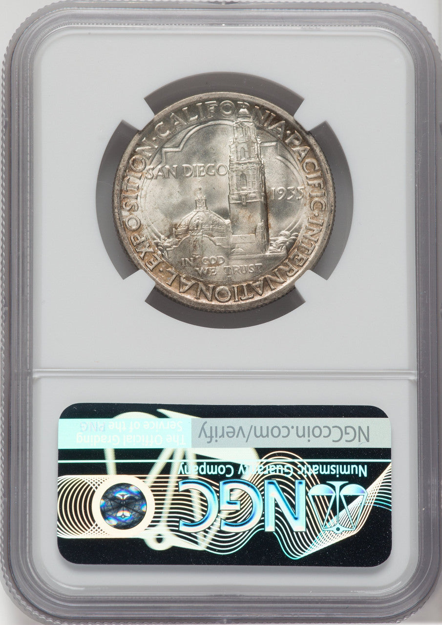 1935-S 50C San Diego Commemorative Silver NGC MS67