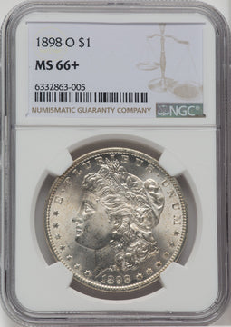 1898-O $1 NGC Plus Morgan Dollar NGC MS66+