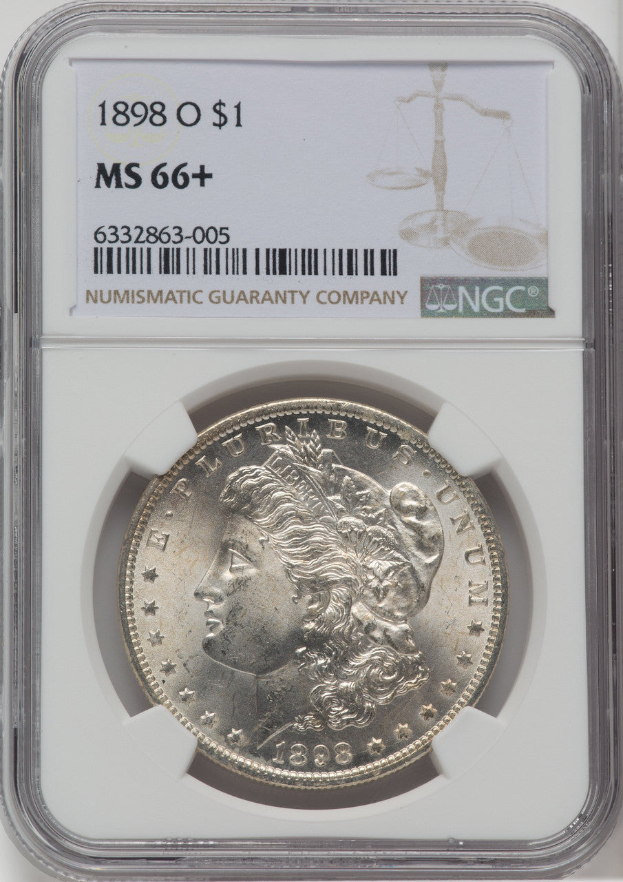 1898-O $1 NGC Plus Morgan Dollar NGC MS66+
