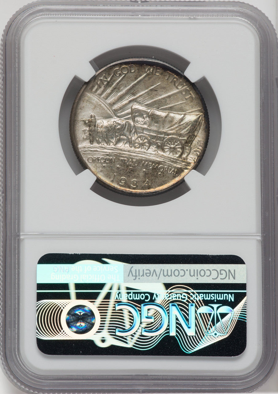 1934-D 50C Oregon NGC Plus Commemorative Silver NGC MS67+
