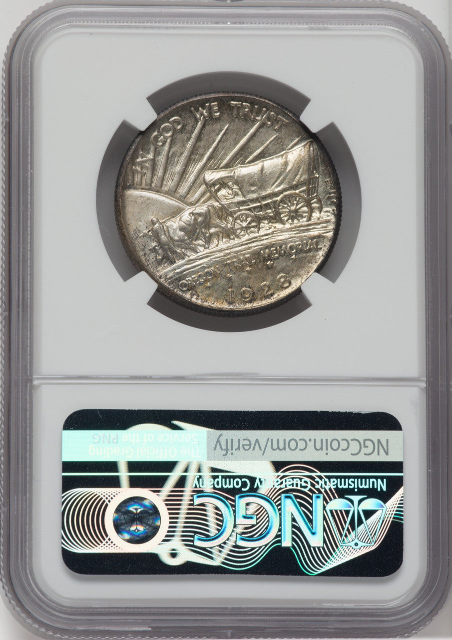 1928 50C Oregon NGC Plus Commemorative Silver NGC MS67+