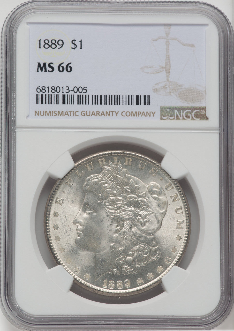 1889 $1 Morgan Dollar NGC MS66