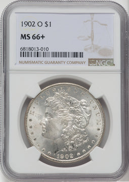1902-O $1 Morgan Dollar NGC MS66+