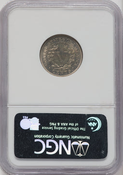 1886 5C Liberty Nickel NGC MS61
