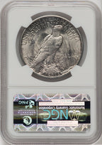 1921 $1 Peace Dollar NGC MS62