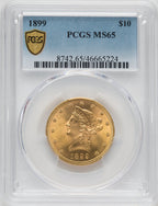 1899 $10 Liberty Eagle PCGS MS65