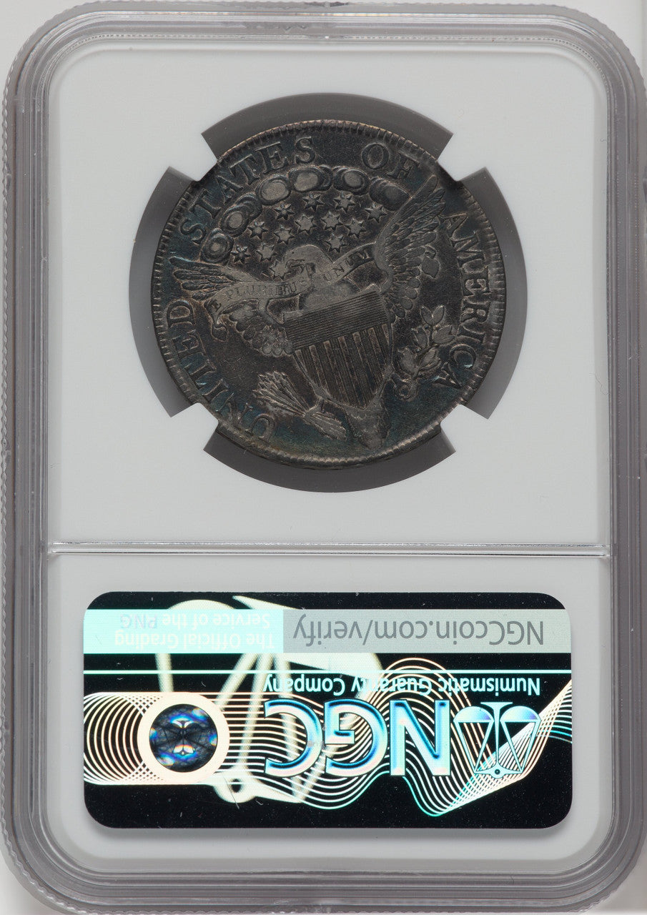 1806 50C Pointed 6 Stem Early Half Dollar NGC VF30