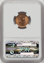 1929-D 1C RD Lincoln Cent NGC MS66