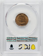 1870 1C RB Indian Cent PCGS MS63