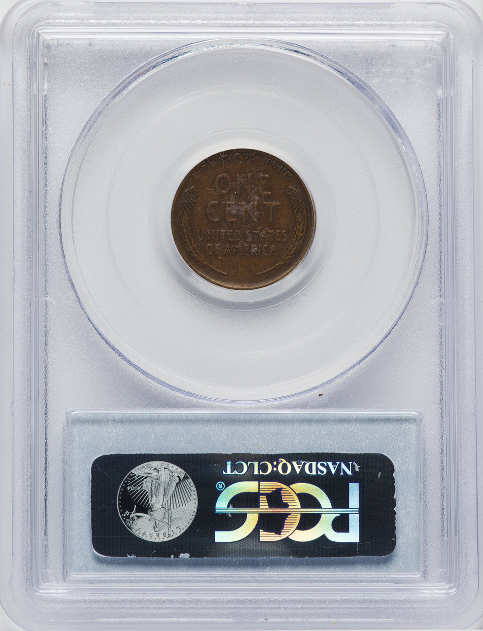 1922 No D Strong Reverse BN Lincoln Cent PCGS AU50
