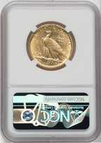1907 $10 No Motto Indian Eagle NGC AU58