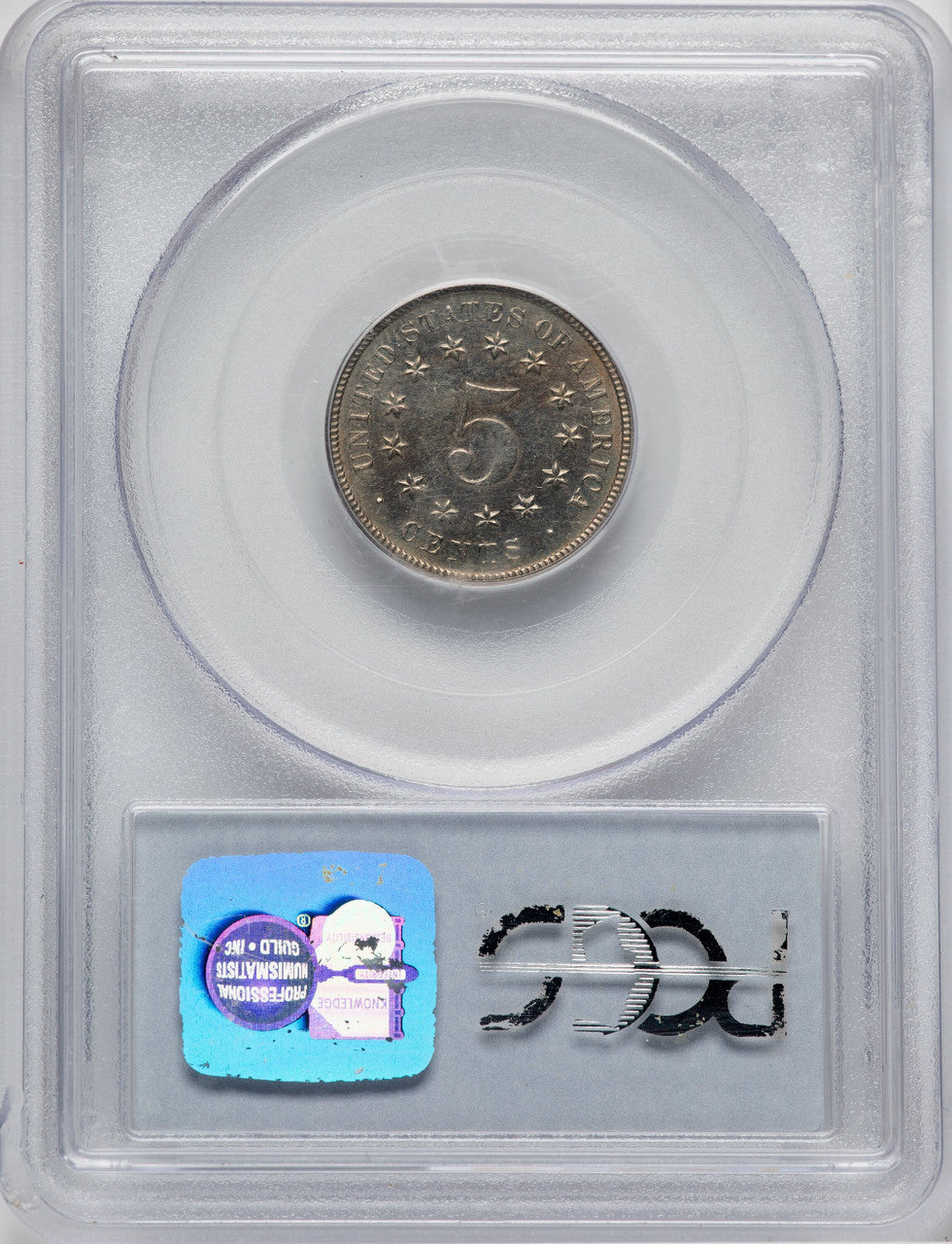 1878 5C Proof Shield Nickel PCGS PR62