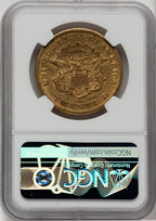 1858-S $20 Liberty Double Eagle NGC XF45