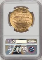 1924-D $20 Saint-Gaudens Double Eagle NGC MS63