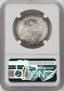 1830 50C Large 0 O-122 Bust Half Dollar NGC MS64