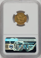 1839-C $2.50 Classic Quarter Eagle NGC MS62