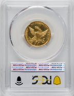 1834 $5 PLAIN 4 Classic Half Eagle PCGS MS62