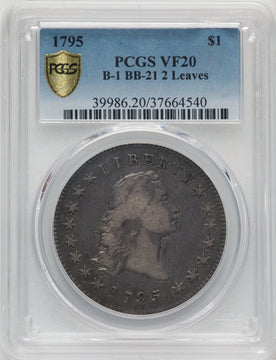 1795 $1 B-1 BB-21 Early Dollar PCGS VF20
