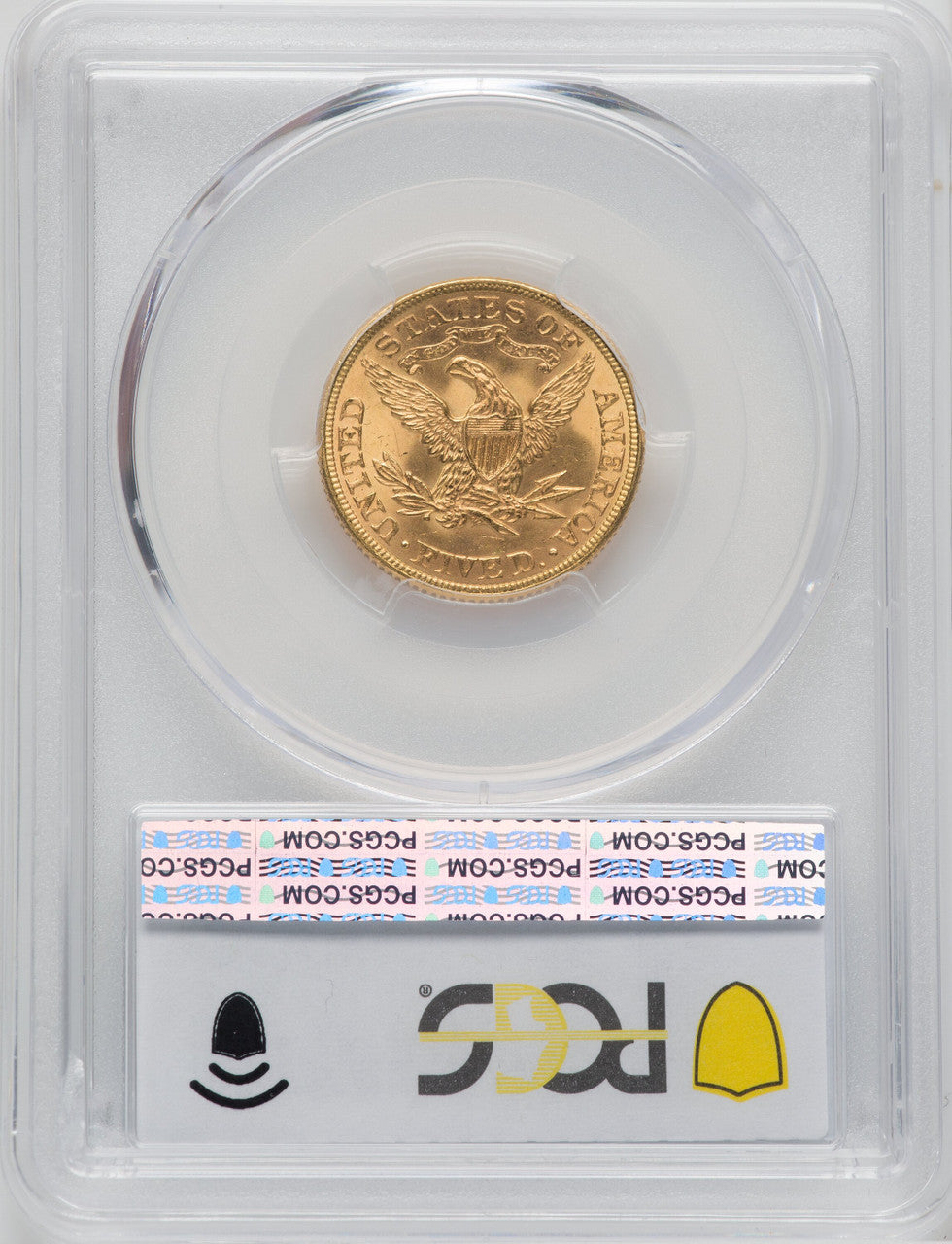 1893 $5 Liberty Half Eagle PCGS MS65+