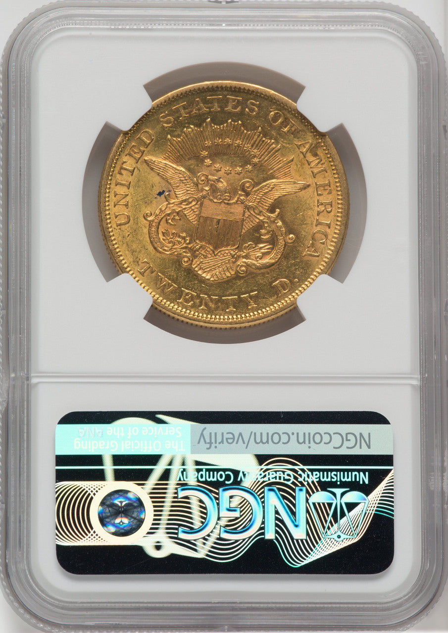1859 $20 Liberty Double Eagle NGC MS61
