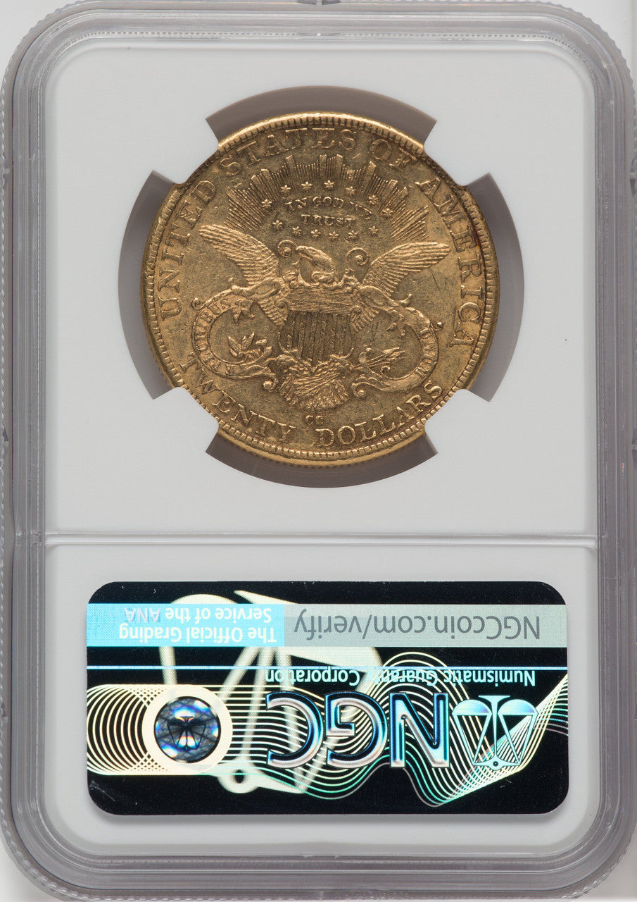 1893-CC $20 Liberty Double Eagle NGC AU58
