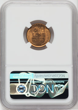 1929 S/S 1C FS-501 RD Lincoln Cent NGC MS65