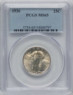 1926 25C Standing Liberty Quarter PCGS MS65