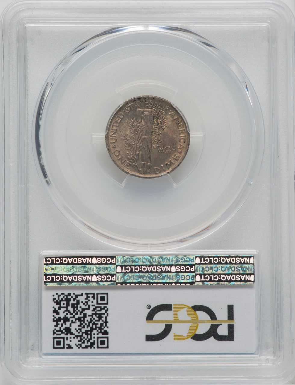 1921 10C FB Mercury Dime PCGS MS63
