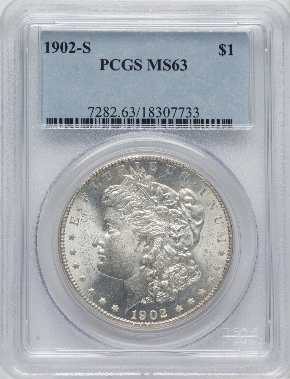 1902-S $1 Morgan Dollar PCGS MS63