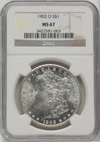 1902-O $1 Morgan Dollar NGC MS67