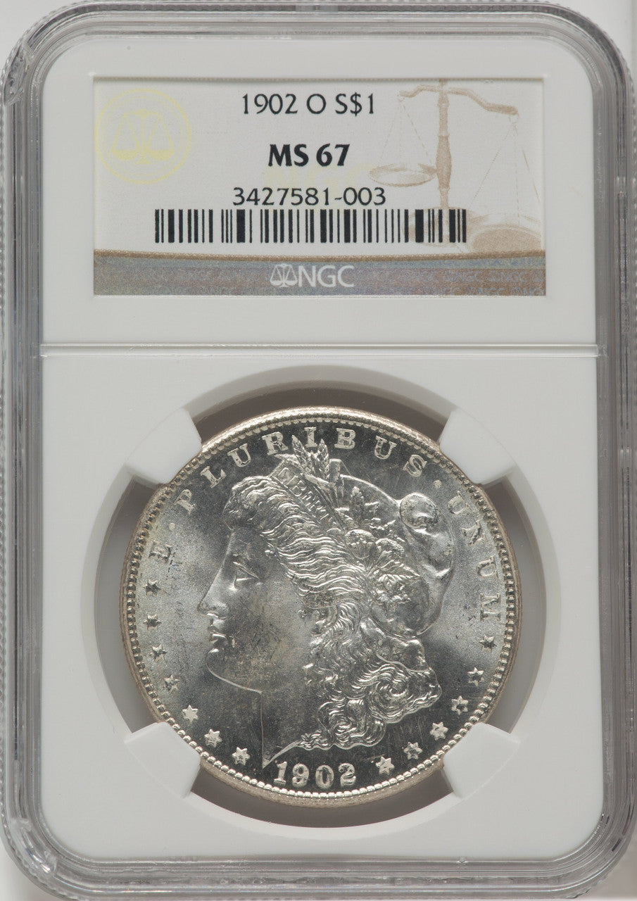1902-O $1 Morgan Dollar NGC MS67