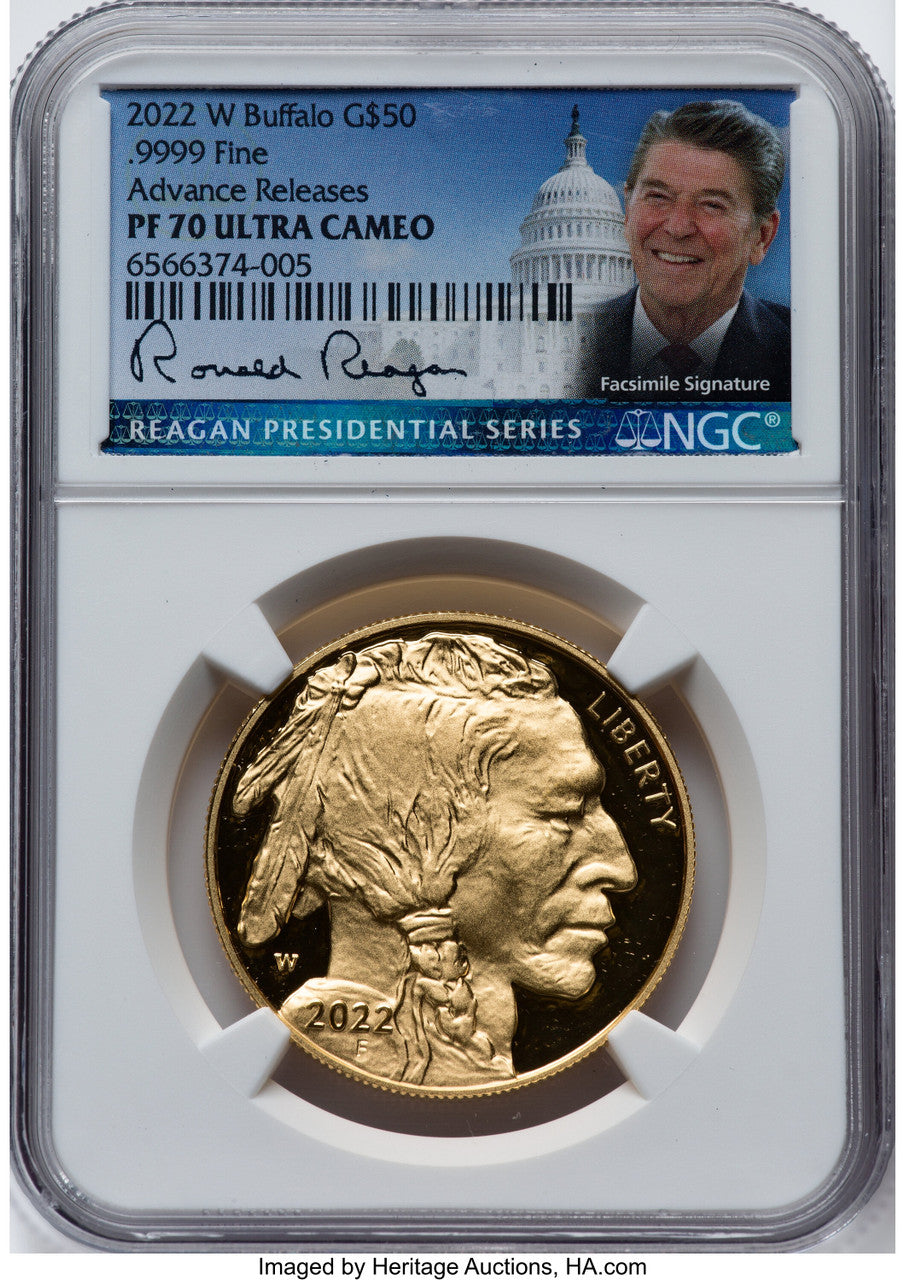 2022-W G$50 Gold Buffalo DCAM NGC PF70