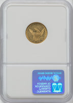 1839-C $2.50 Classic Quarter Eagle NGC AU58