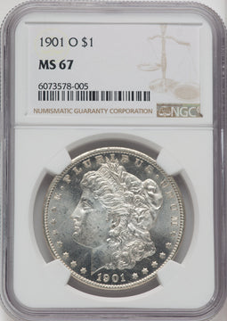 1901-O $1 Morgan Dollar NGC MS67