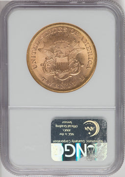 1865-S $20 Liberty Double Eagle NGC MS63