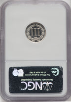 1887/6 3CN CA Proof Three Cent Nickel NGC PR68