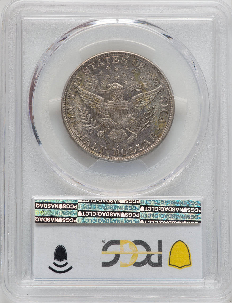 1914-S 50C CAC Barber Half Dollar PCGS MS64