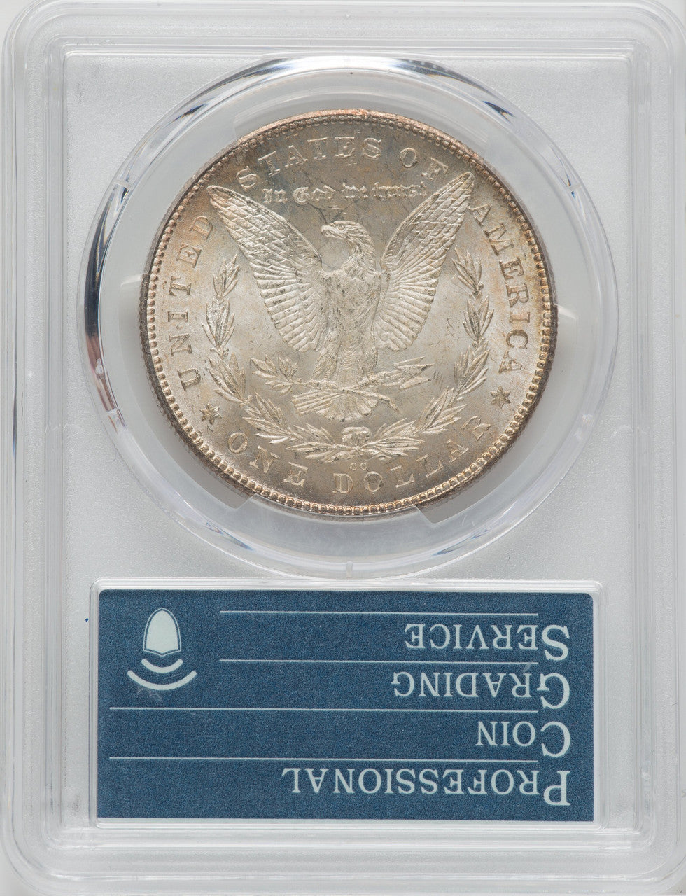 1880-CC $1 8/7 Reverse of 1878 Morgan Dollar PCGS MS65