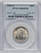 1923-S 25C FH Standing Liberty Quarter PCGS MS65
