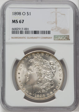 1898-O $1 Morgan Dollar NGC MS67