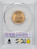 1907 $5 Liberty Half Eagle PCGS MS63+