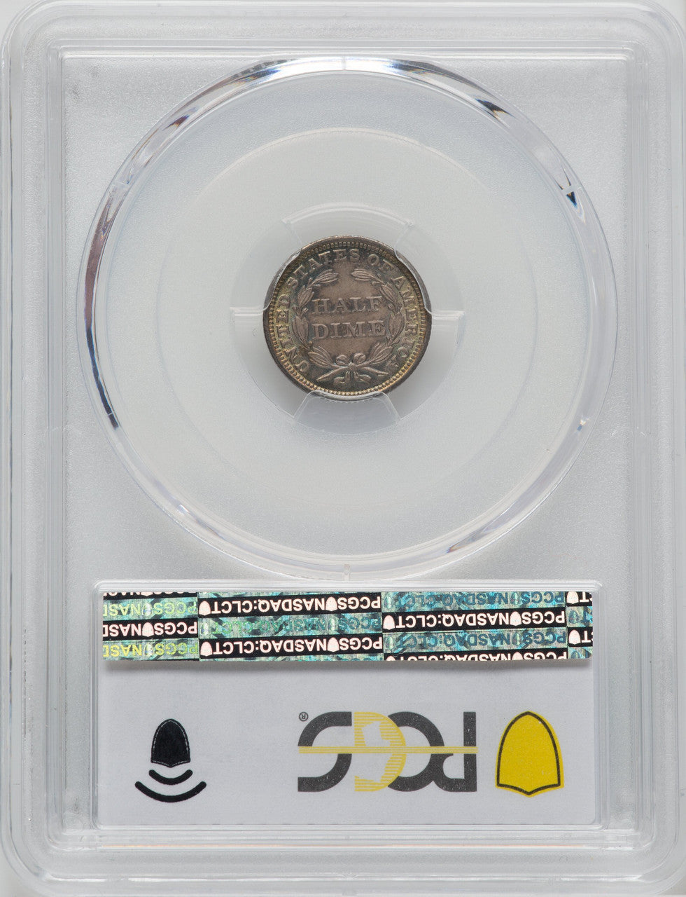 1841 H10C CAC Seated Half Dime PCGS MS67