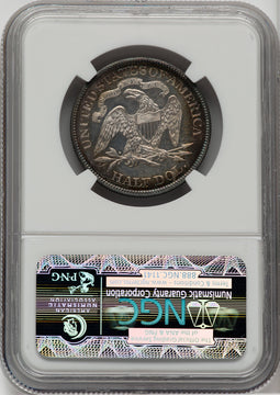 1876 50C CA CAC Proof Seated Half Dollar NGC PR66+