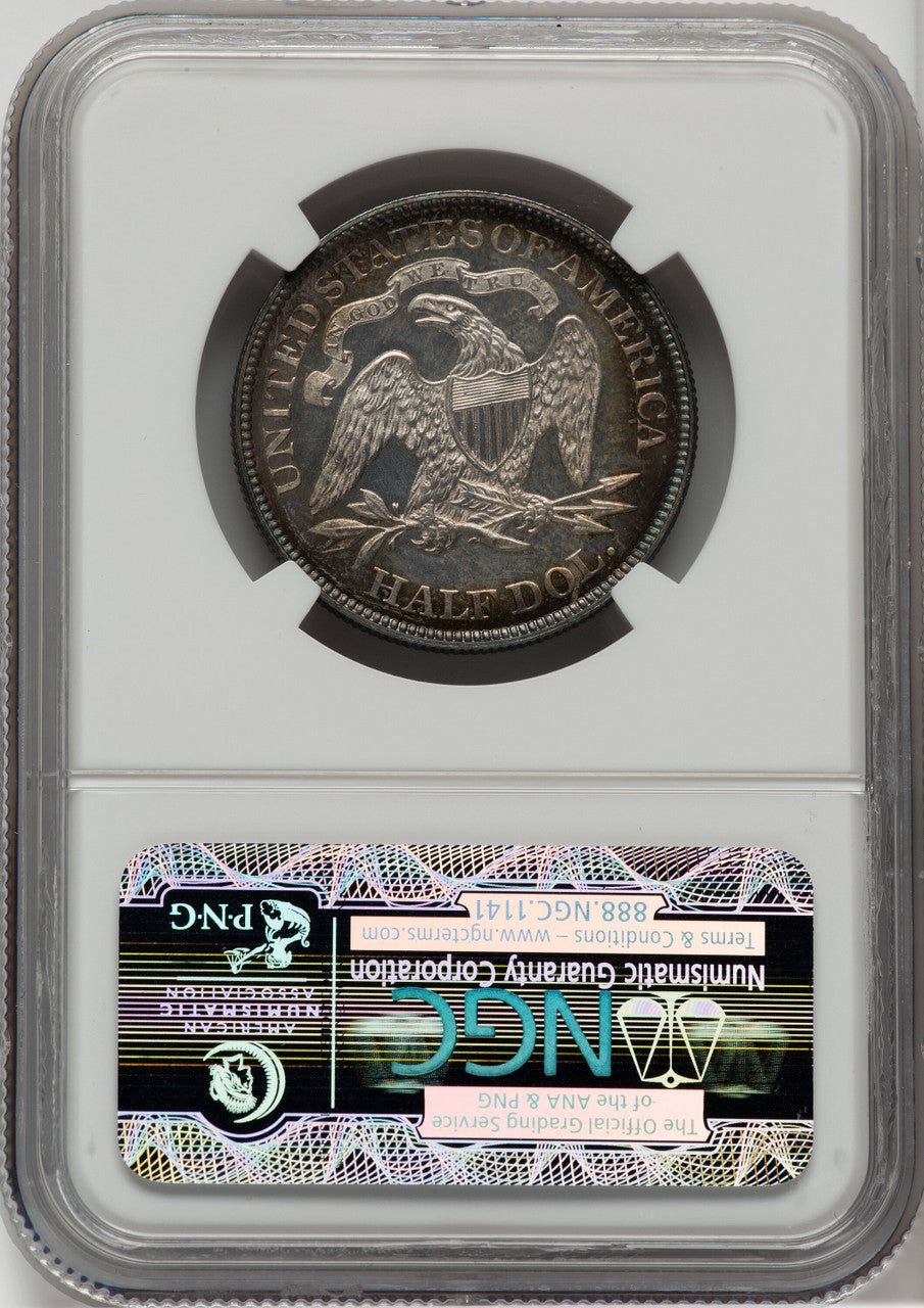 1876 50C CA CAC Proof Seated Half Dollar NGC PR66+