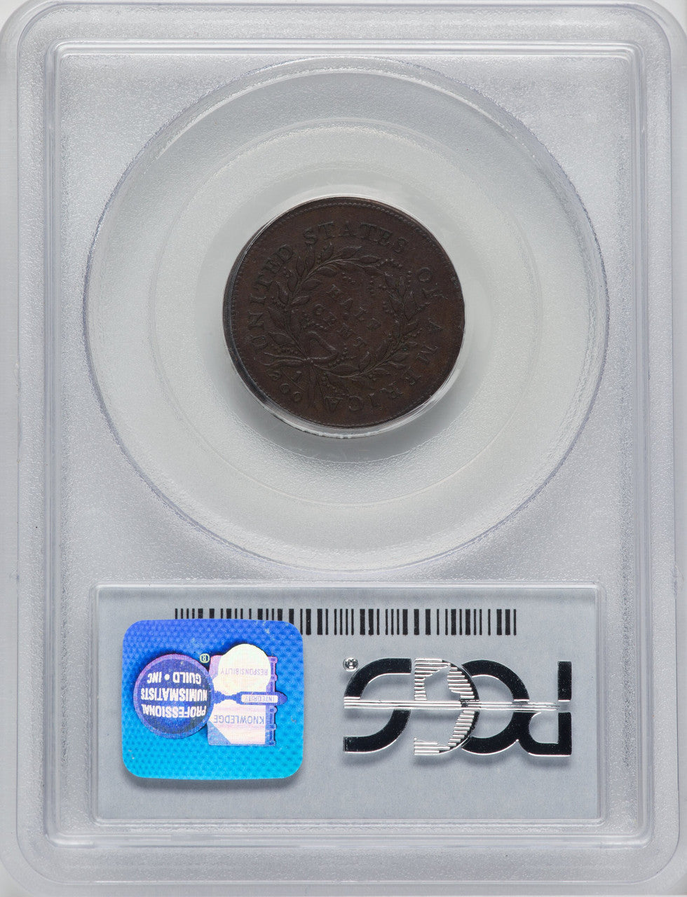 1793 1/2 C BN Half Cent PCGS VF35