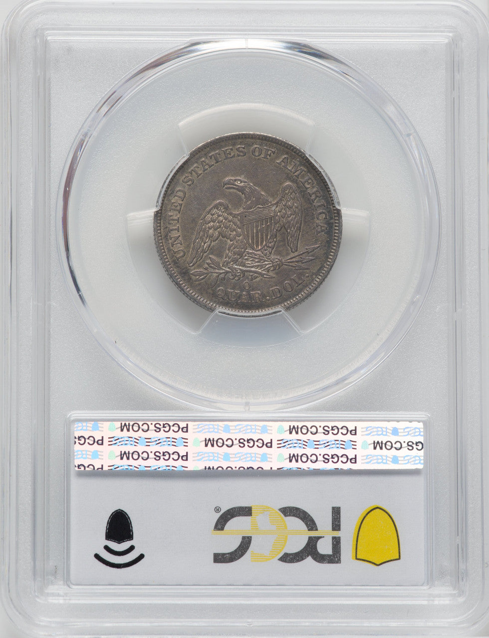 1840-O 25C NO DRAPERY Seated Quarter PCGS XF45