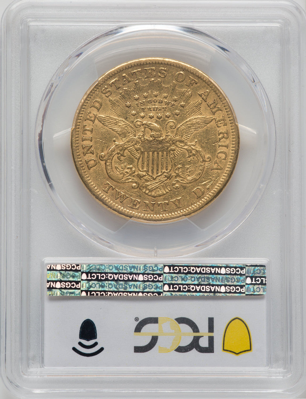 1867-S $20 Liberty Double Eagle PCGS VF35