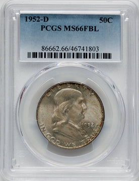 1952-D 50C FL Franklin Half Dollar PCGS MS66