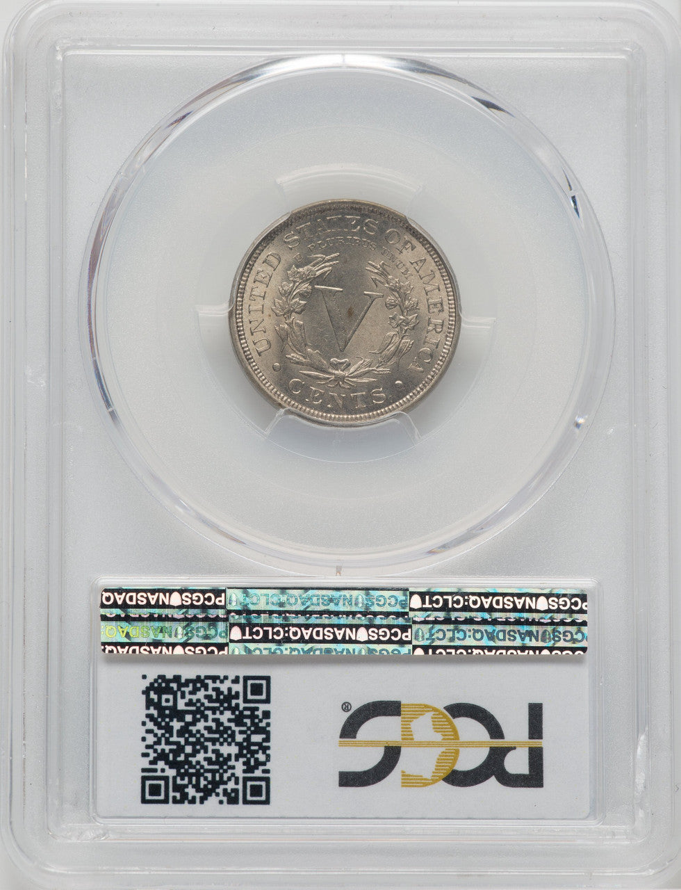 1907 5C Liberty Nickel PCGS MS66
