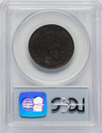 1798 Second Hair Style BN Large Cent PCGS AU50